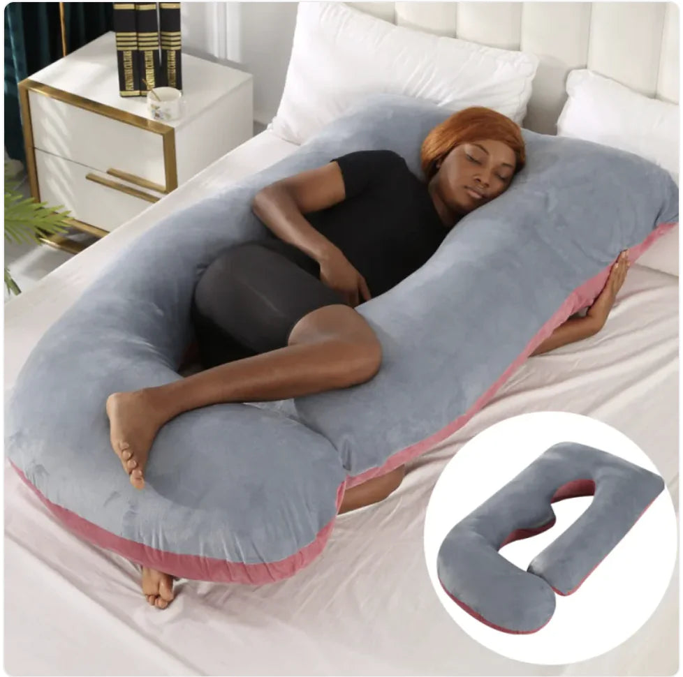Pregnancy Waist Support Pillow for Side Sleeping | Maternity Belly Relief Cushion