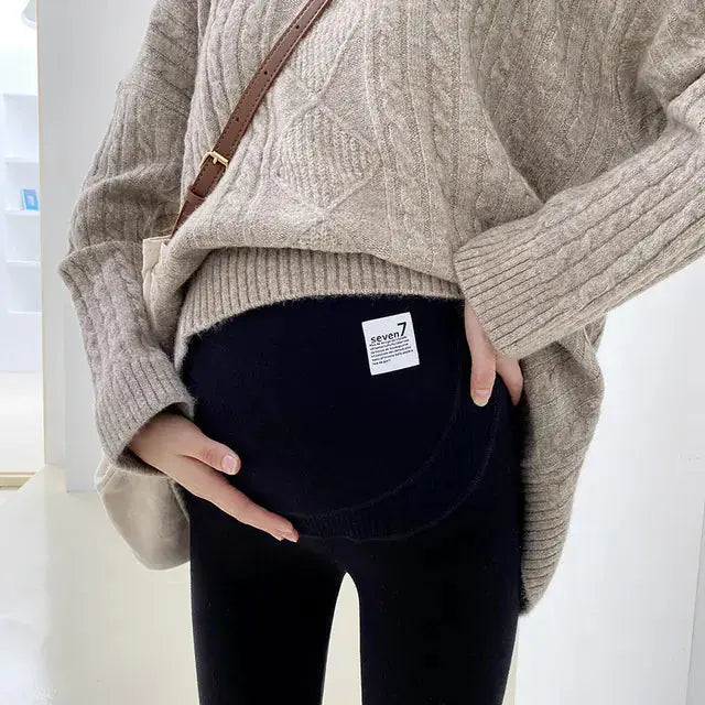 HerPillow Comfortable Slim Stretch Cotton Maternity Pants HerPillow.store