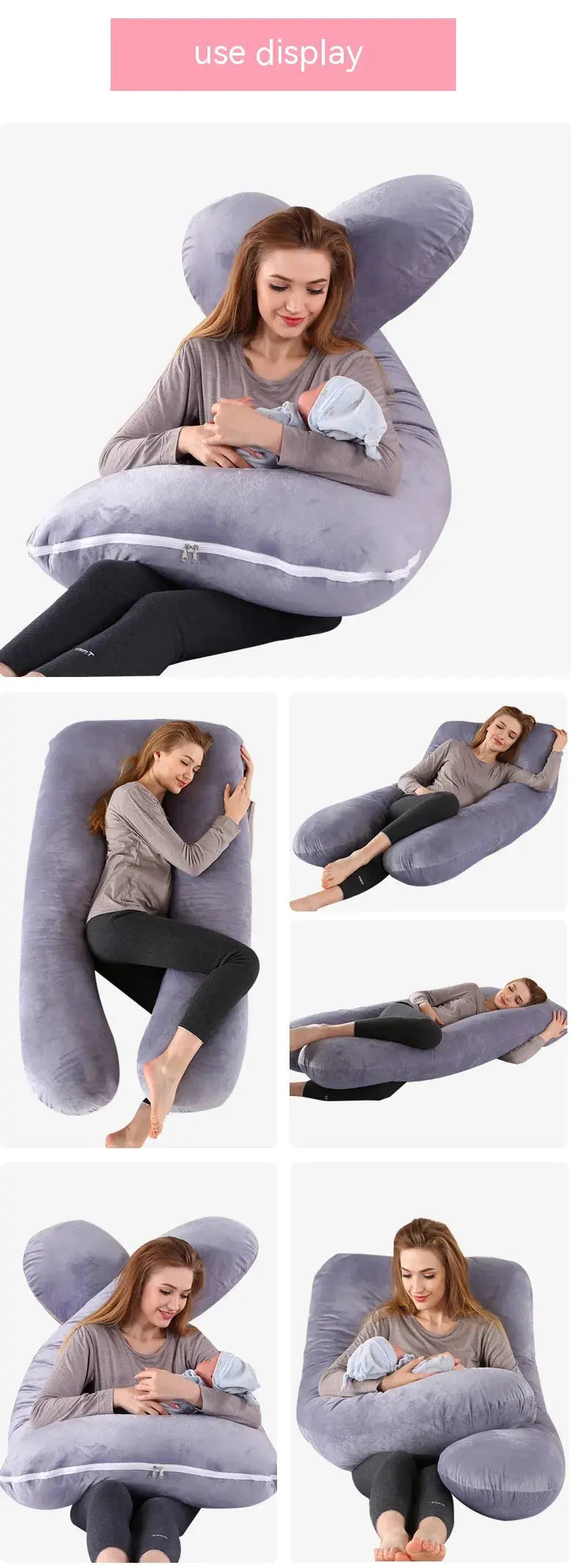HerPillow U-Shaped Pregnant Women Pillow HerPillow.store