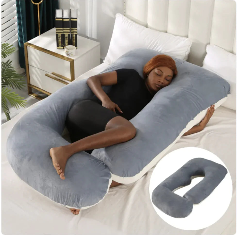 Pregnancy Waist Support Pillow for Side Sleeping | Maternity Belly Relief Cushion