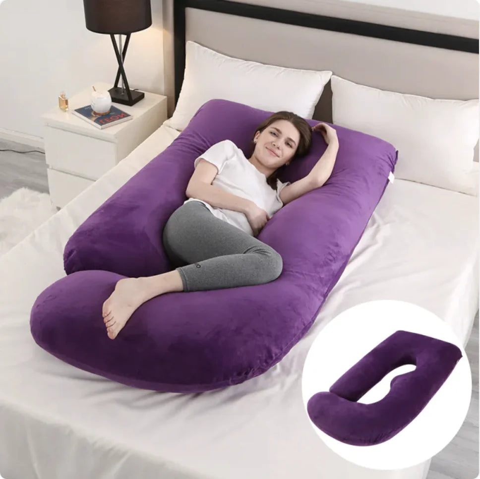 Pregnancy Waist Support Pillow for Side Sleeping | Maternity Belly Relief Cushion