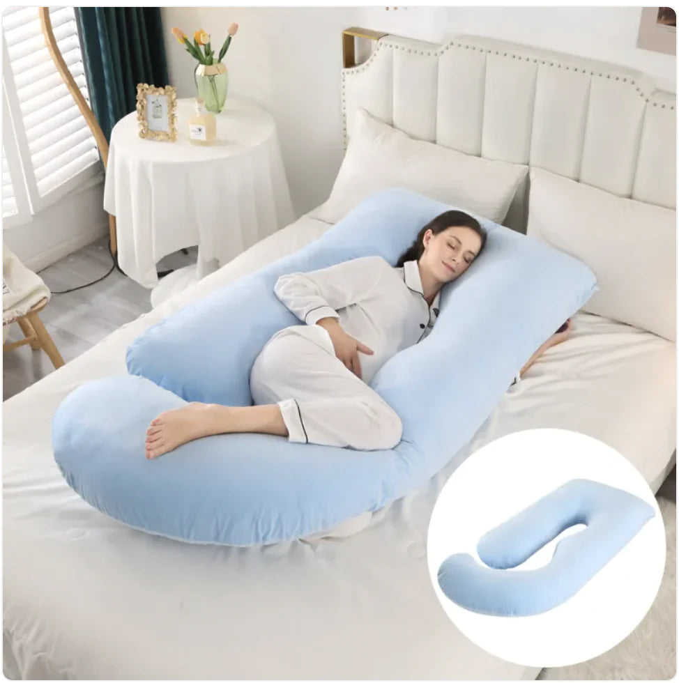 Pregnancy Waist Support Pillow for Side Sleeping | Maternity Belly Relief Cushion