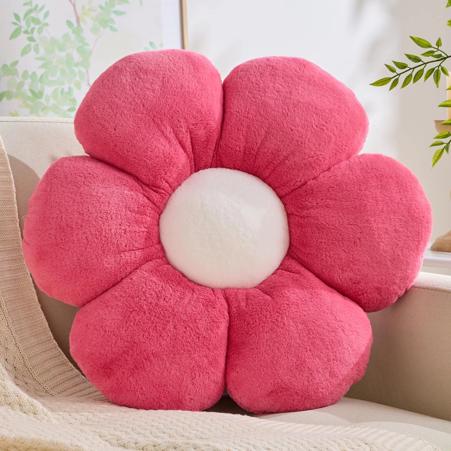 HerPillow Flower Pillows Flower Shaped Throw Pillow