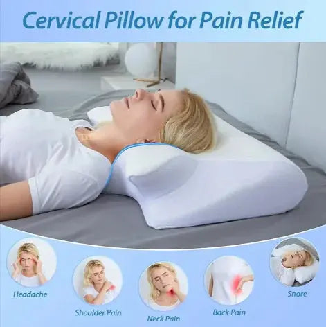 HerPillow Memory Foam Neck Support Pillow HerPillow.store