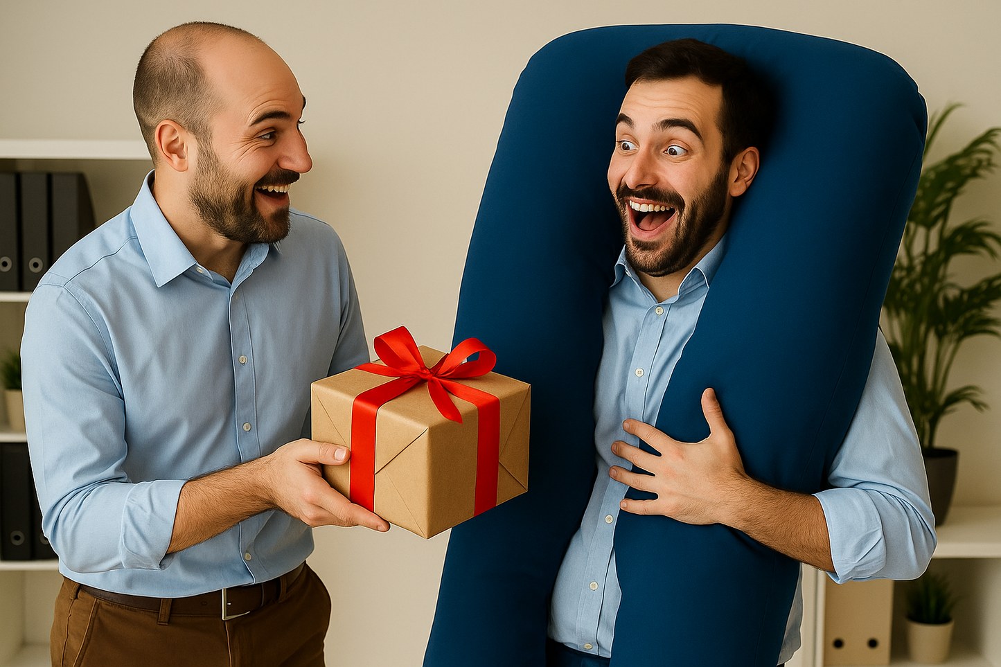 HerPillow® Men's 5-in-1 Body Pillow – Built for Real Comfort