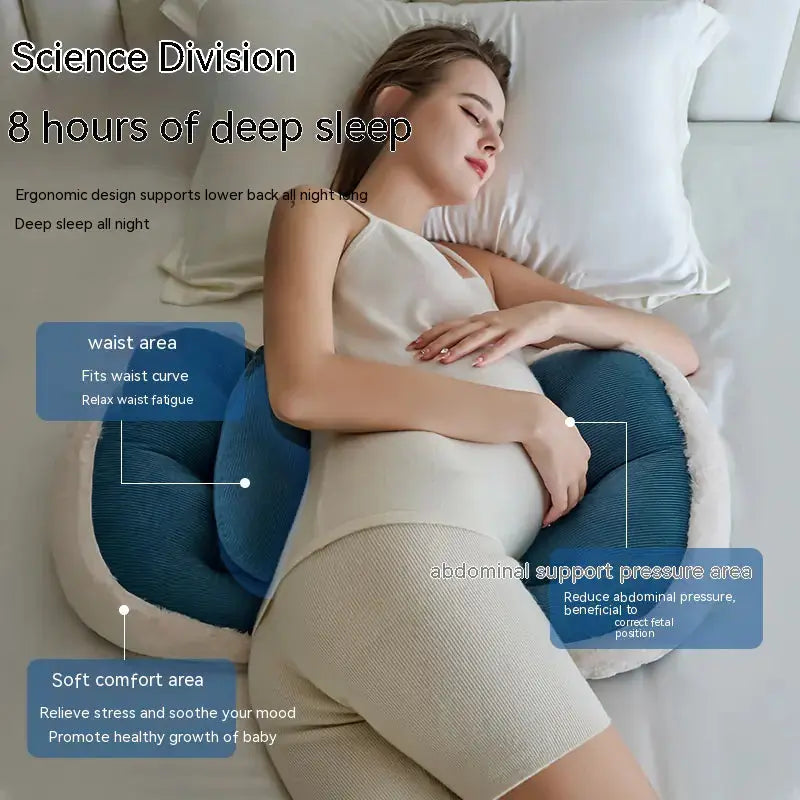 HerPillow U-shaped Pregnancy Support Pillow for Side Sleeping HerPillow.store