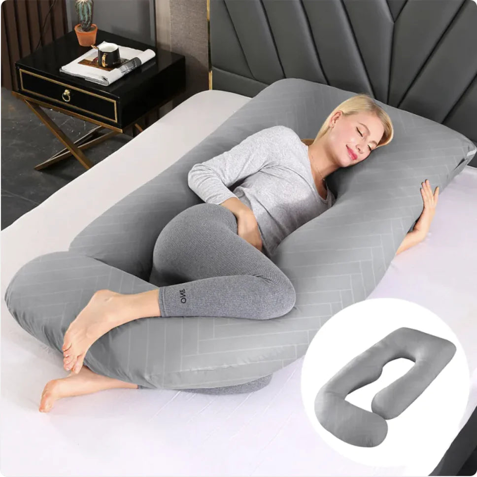 Pregnancy Waist Support Pillow for Side Sleeping | Maternity Belly Relief Cushion