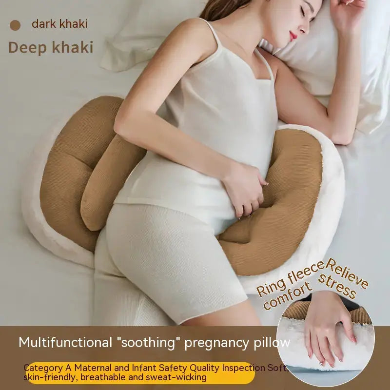 HerPillow U-shaped Pregnancy Support Pillow for Side Sleeping HerPillow.store