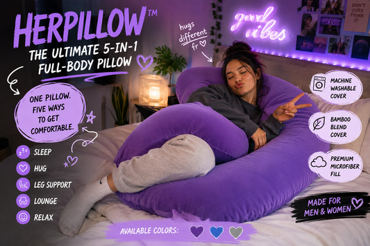 YOUR BED JUST GOT AN UPGRADE: MEET HERPILLOW™ 💜