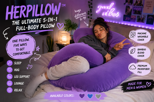 YOUR BED JUST GOT AN UPGRADE: MEET HERPILLOW™ 💜