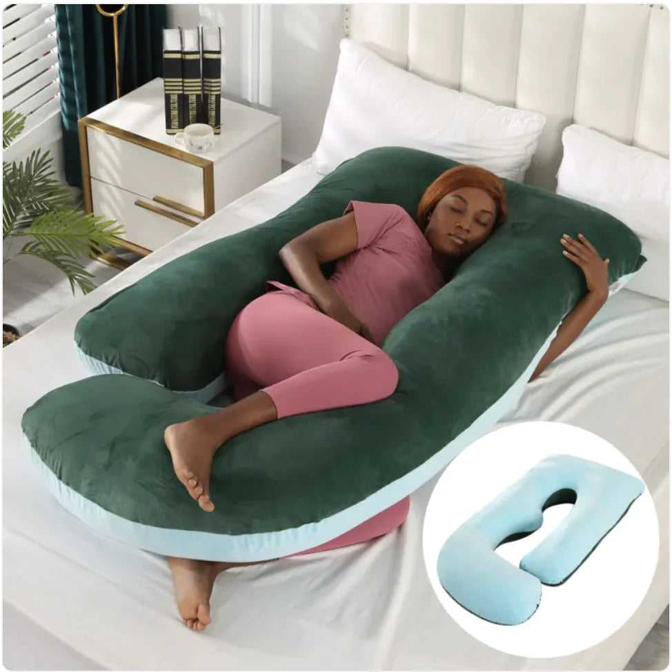 Pregnancy Waist Support Pillow for Side Sleeping | Maternity Belly Relief Cushion