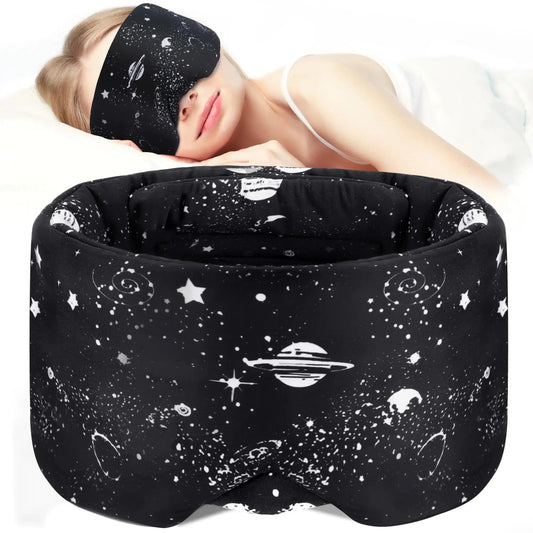 HerPillow LOVE EYE Sleep Mask Ice Silk Sleep Mask for Side Sleeper Eye Masks for Sleep Sleep Masks for Women Men Blackout Soft Adjustable Band Ideal Gift HerPillow.store