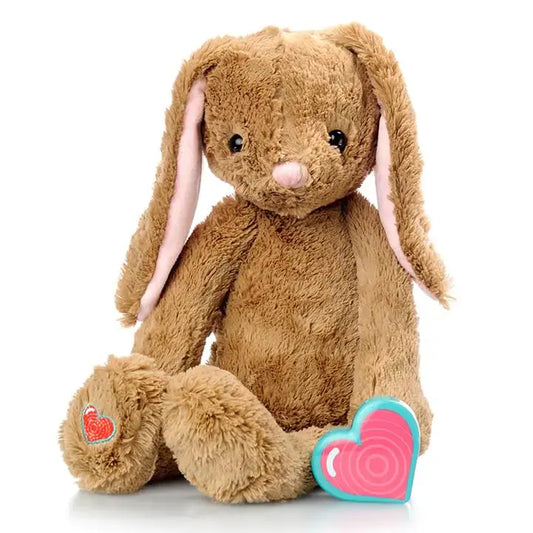 HerPillow Digital Voice Recorder Stuffed Animal w/20 Second Recorder Capture Babys Heartbeat During Pregnancy + Ultrasound for Baby Showers Registry Birthdays New Mom Gift Bunny HerPillow.store