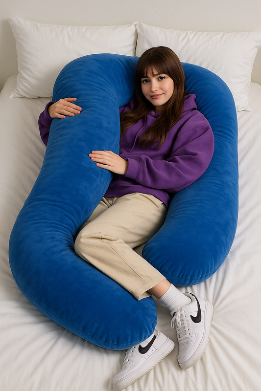 Pregnancy Waist Support Pillow for Side Sleeping | Maternity Belly Relief Cushion