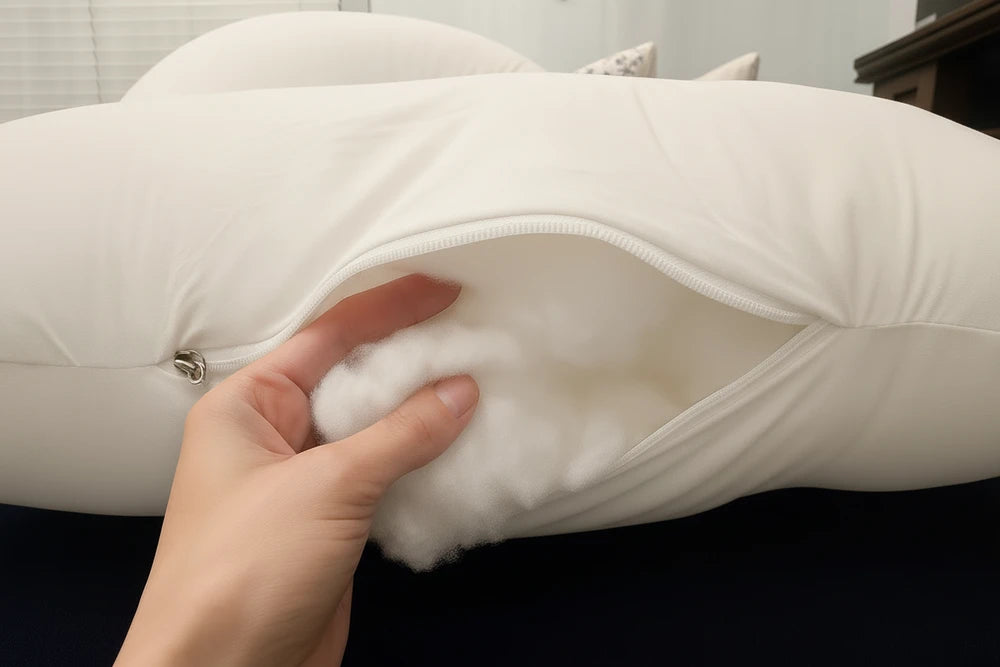 HerPillow Men’s Oversized Body Pillow – Full-Body Sleeping Pillow for Comfort & Support