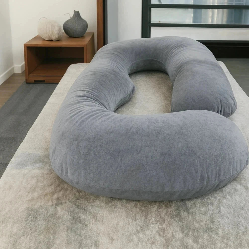 Oversized Velvet Body Pillow