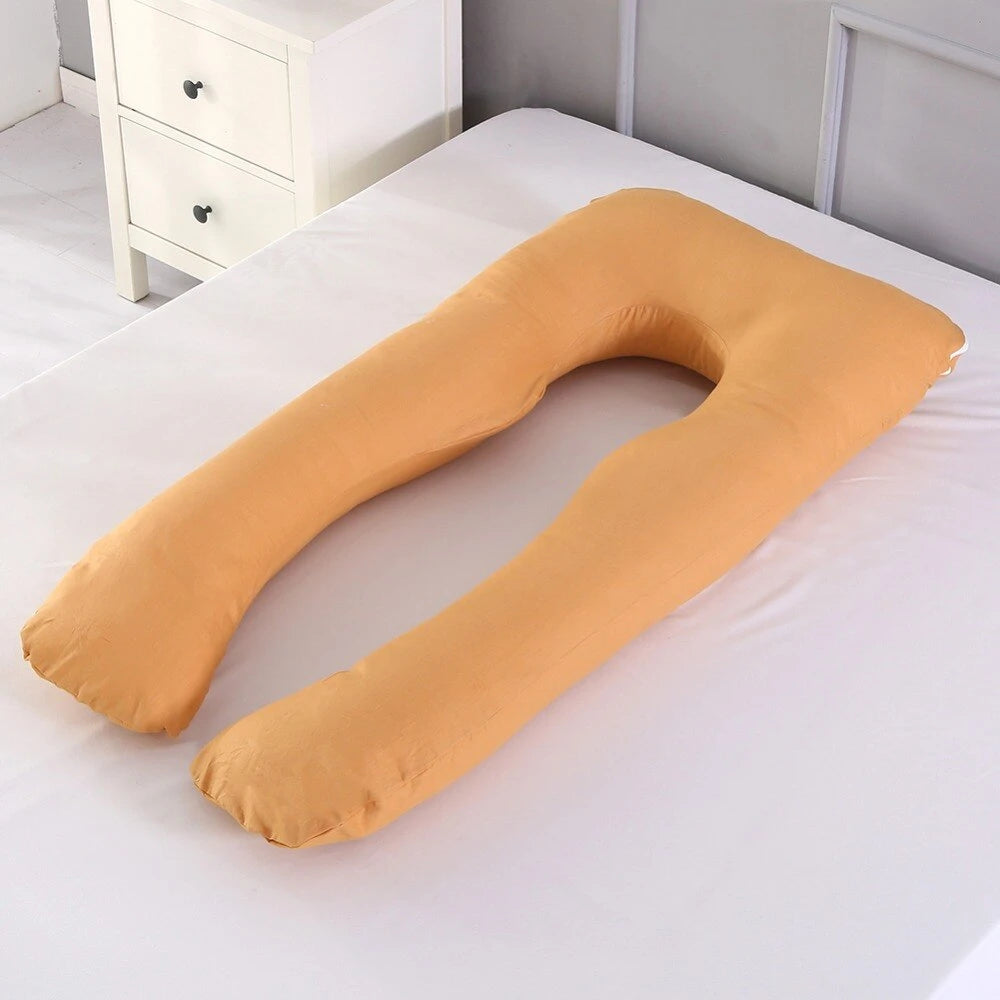 HerPillow Pregnancy Pillow Bedding Full Body Pillow for Pregnant Women Comfortable U-Shape Cushion Long Side Sleeping Support Pillows