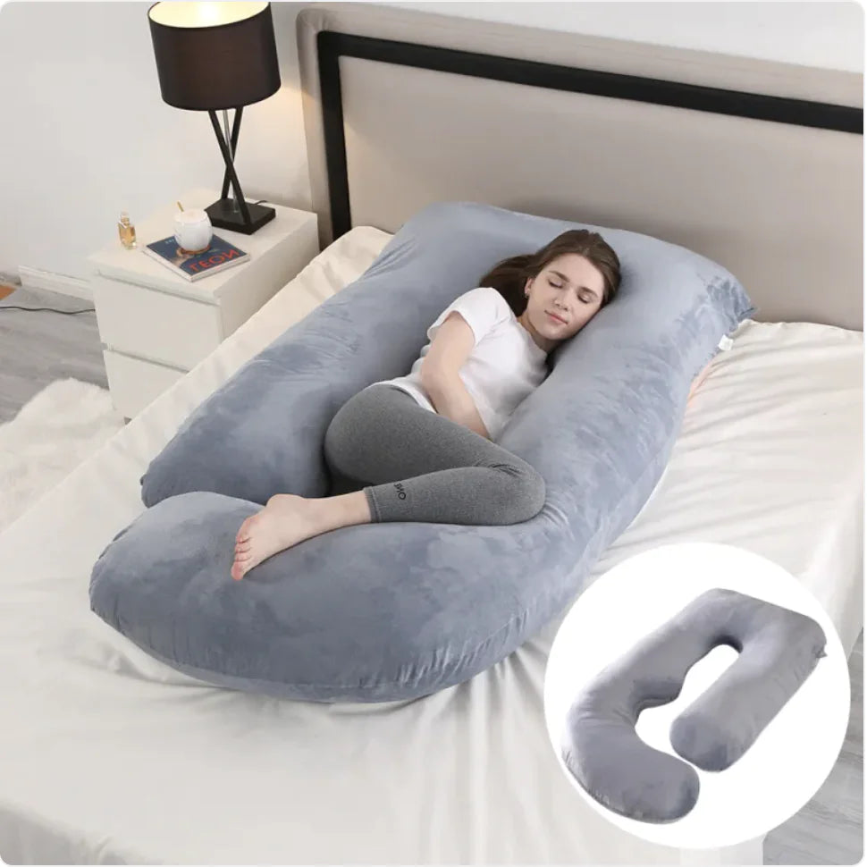 Pregnancy Waist Support Pillow for Side Sleeping | Maternity Belly Relief Cushion