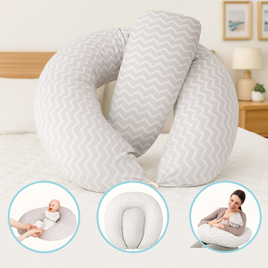 HerPillow Convertible U-Shaped Maternity & Nursing Pillow