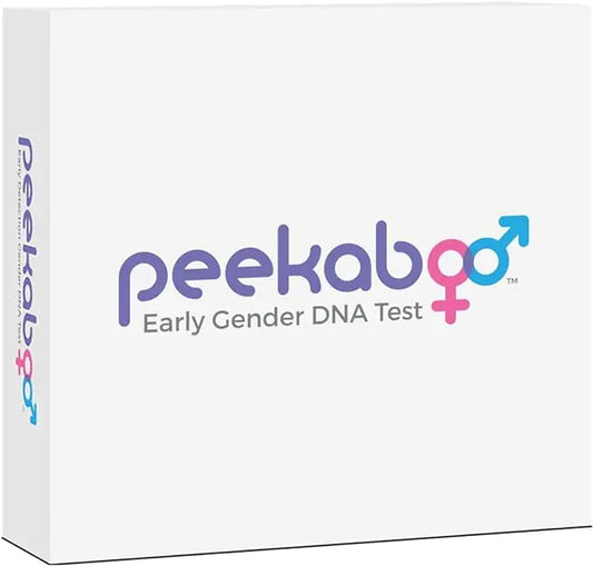 Peekaboo Early Gender at Home DNA Test Over 99% Accurate Test as Early as 6 Weeks Pregnant Includes Lab Fee