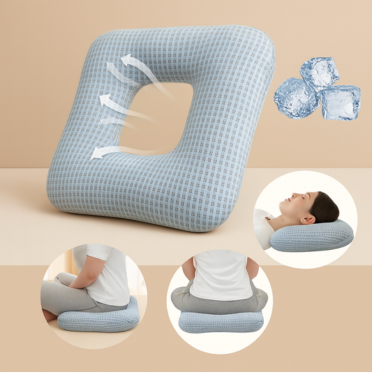 HerPillow Donut Pillow for Hemorrhoid & Tailbone Relief