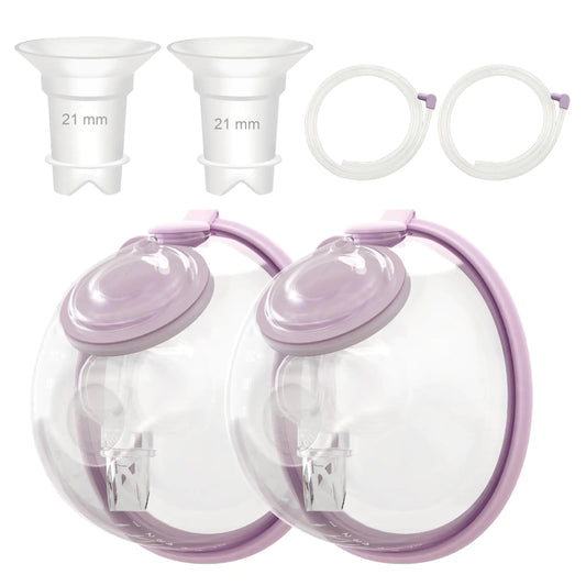 HerPillow Rumble Tuff Go Cups- Hands Free Collection Cups. Sizes 24mm Breastshield and 21mm Insert. Compatible with Medela Breast Pumps and Spectra Breast Pumps. 8 oz Storage Capacity Easy Cleaning HerPillow.store