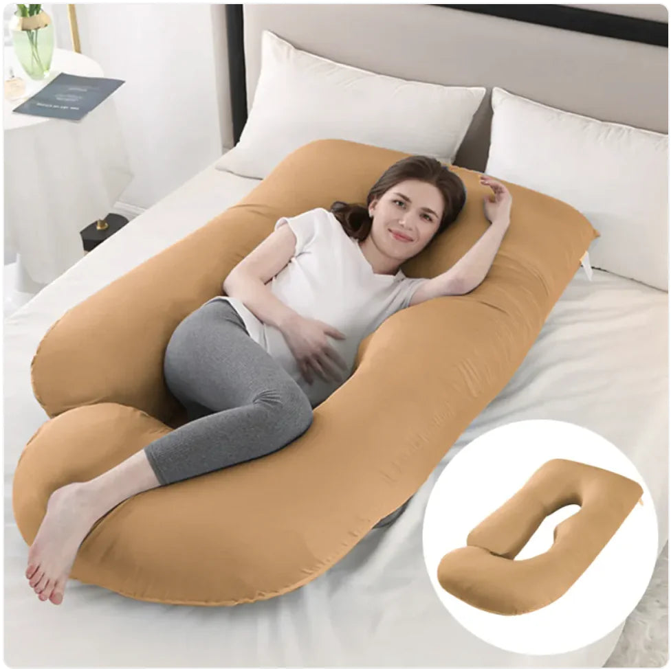 Pregnancy Waist Support Pillow for Side Sleeping | Maternity Belly Relief Cushion