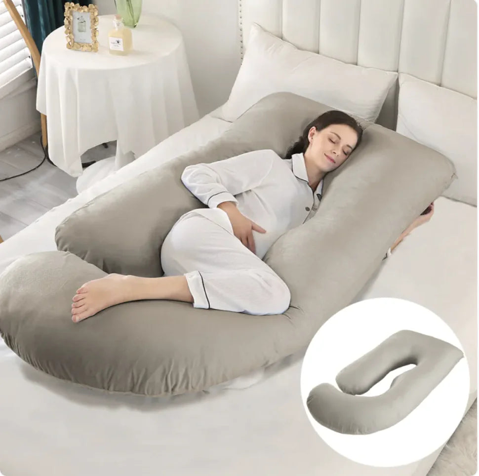 Pregnancy Waist Support Pillow for Side Sleeping | Maternity Belly Relief Cushion