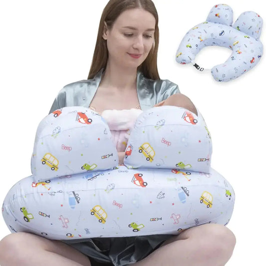 HerPillow Breastfeeding Pillow for Mom Nursing Pillow for Breastfeeding Breastfeeding Pillow with Adjustable Strap Fence Protection (CAR) HerPillow.store
