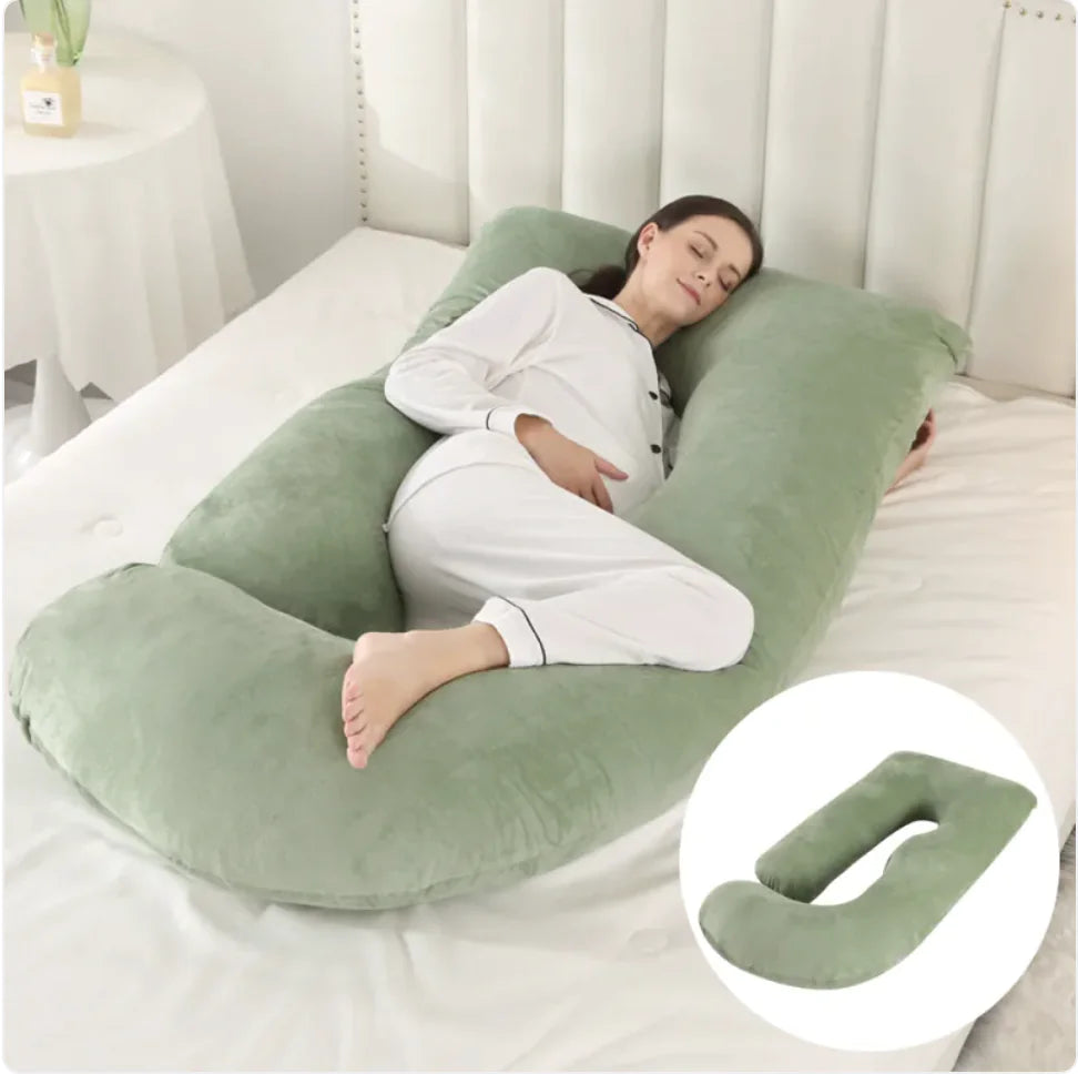 Pregnancy Waist Support Pillow for Side Sleeping | Maternity Belly Relief Cushion