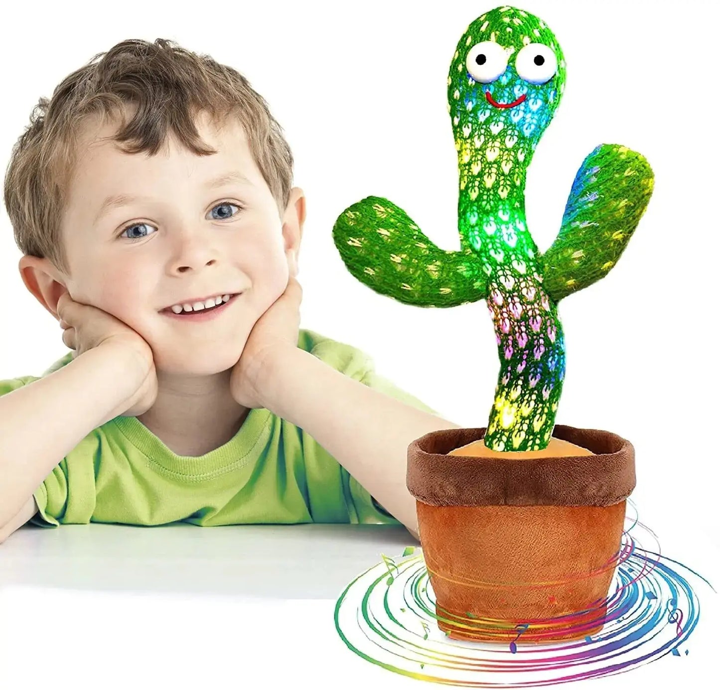 Dancing Cactus Plush Toy Doll Electronic Recording Shake With Song Funny Gift US HerPillow.store