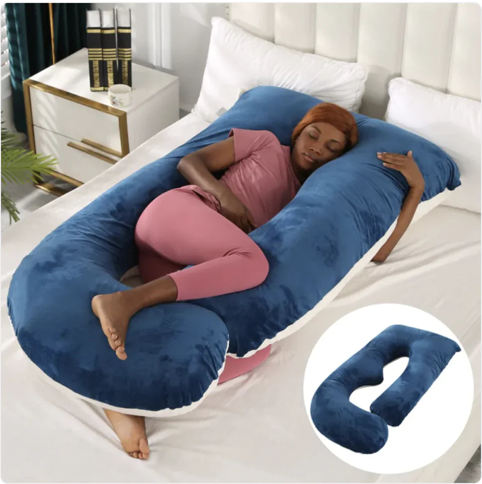 Pregnancy Waist Support Pillow for Side Sleeping | Maternity Belly Relief Cushion