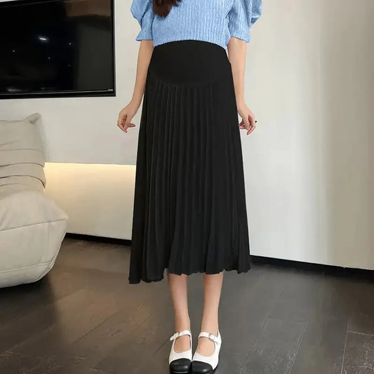 HerPillow Summer Thin Pleated Skirt for Pregnant Women HerPillow.store