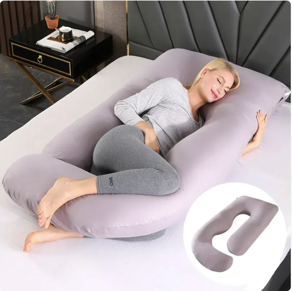 Pregnancy Waist Support Pillow for Side Sleeping | Maternity Belly Relief Cushion