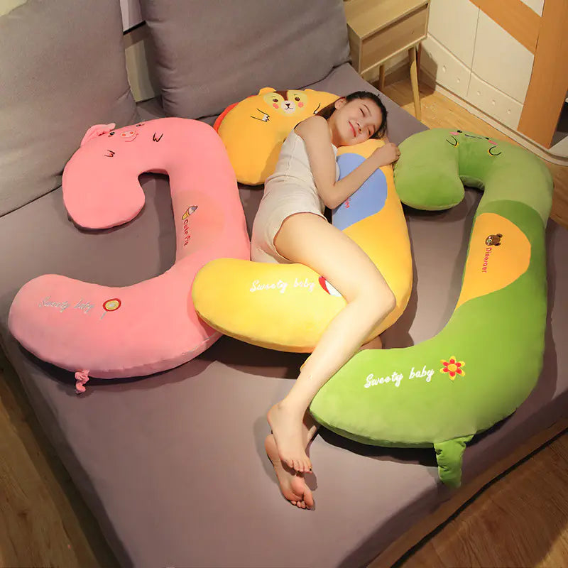 Body Pillow for Side Sleepers - Removable Cover