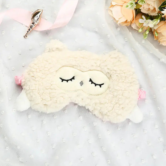 HerPillow Cute Plush Sleeping Sheep Eye Mask for Relaxation HerPillow.store