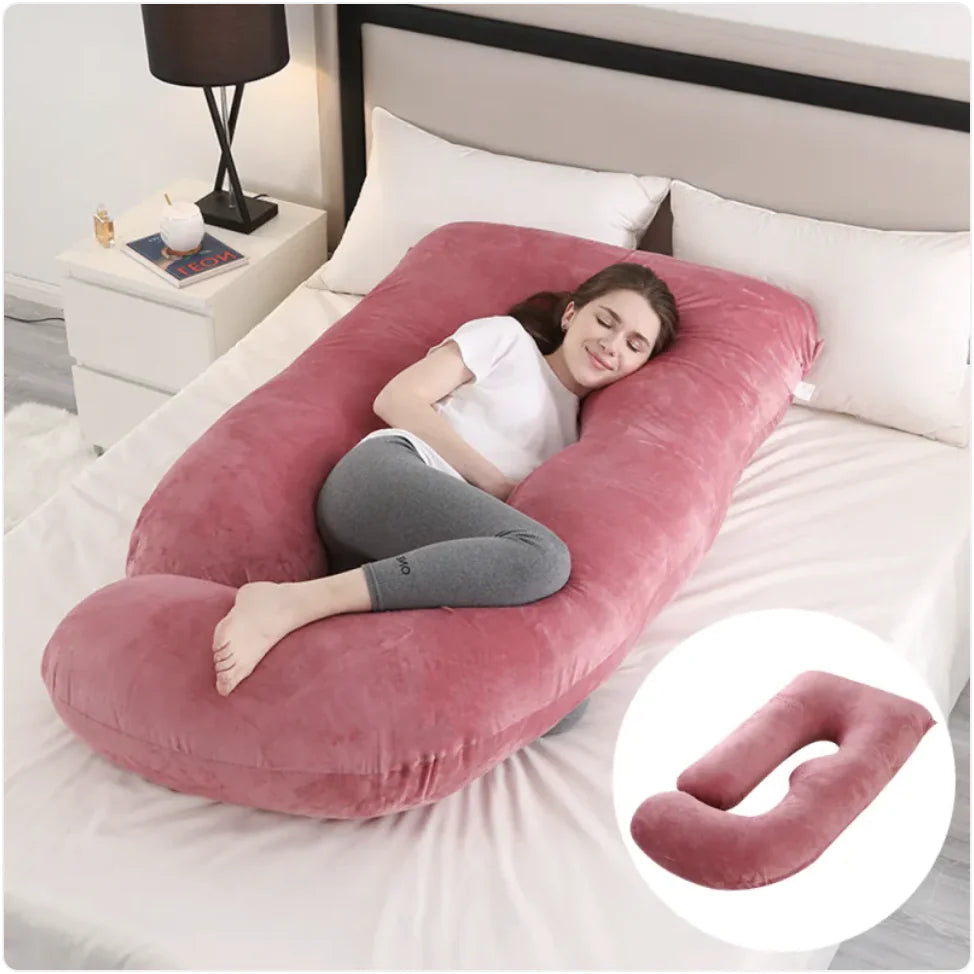 Pregnancy Waist Support Pillow for Side Sleeping | Maternity Belly Relief Cushion
