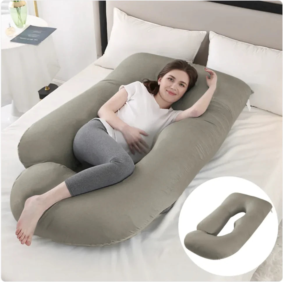 Pregnancy Waist Support Pillow for Side Sleeping | Maternity Belly Relief Cushion