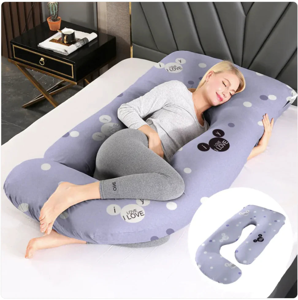 Pregnancy Waist Support Pillow for Side Sleeping | Maternity Belly Relief Cushion