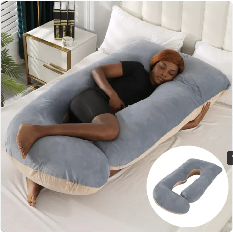 Pregnancy Waist Support Pillow for Side Sleeping | Maternity Belly Relief Cushion