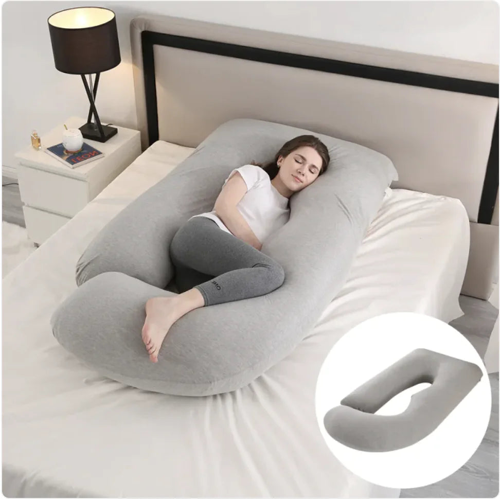 Pregnancy Waist Support Pillow for Side Sleeping | Maternity Belly Relief Cushion