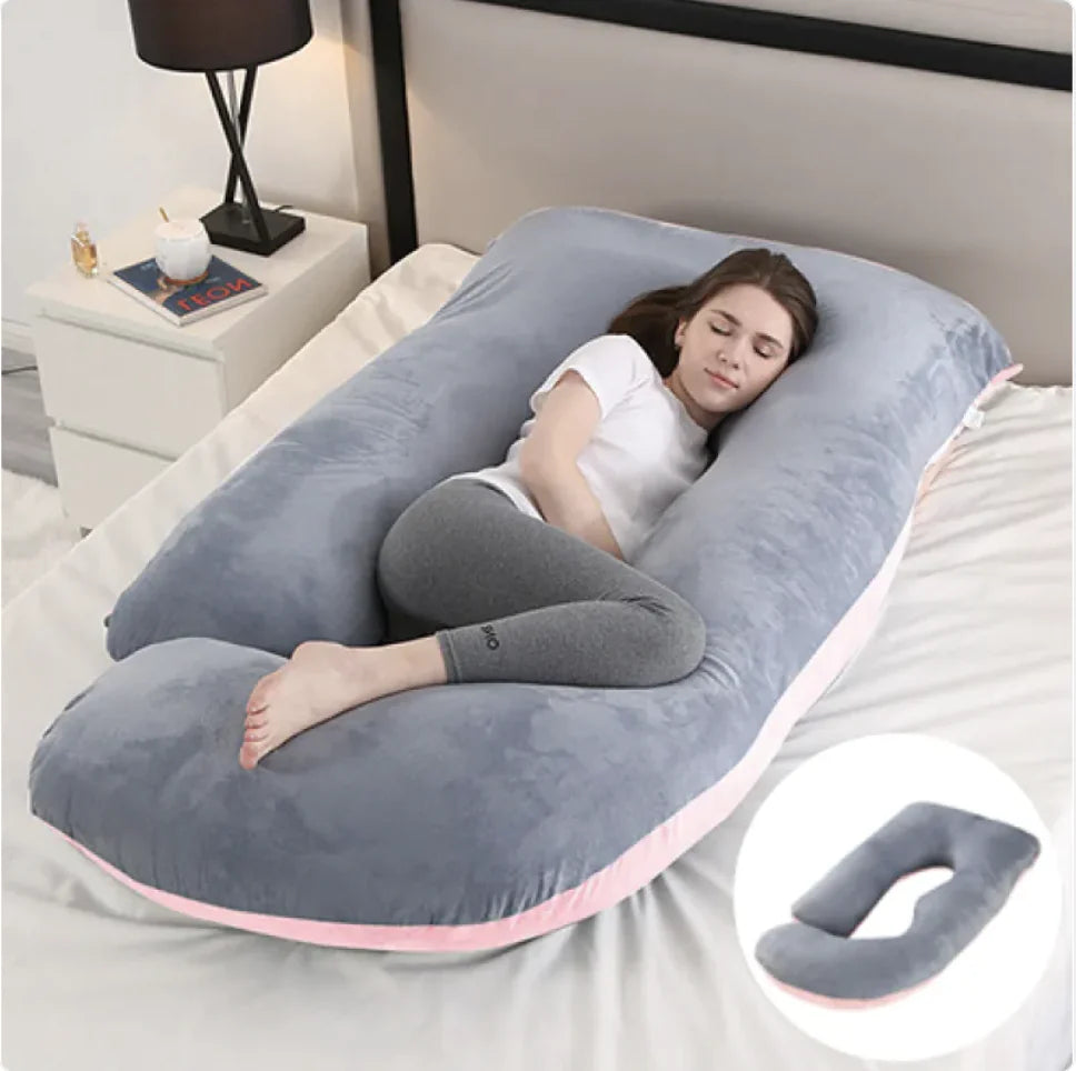 Pregnancy Waist Support Pillow for Side Sleeping | Maternity Belly Relief Cushion