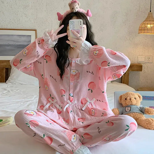 HerPillow Cotton Maternity Sleepwear for Postpartum Nursing HerPillow.store