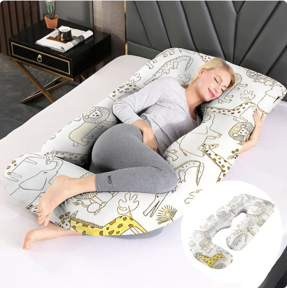 Pregnancy Waist Support Pillow for Side Sleeping | Maternity Belly Relief Cushion