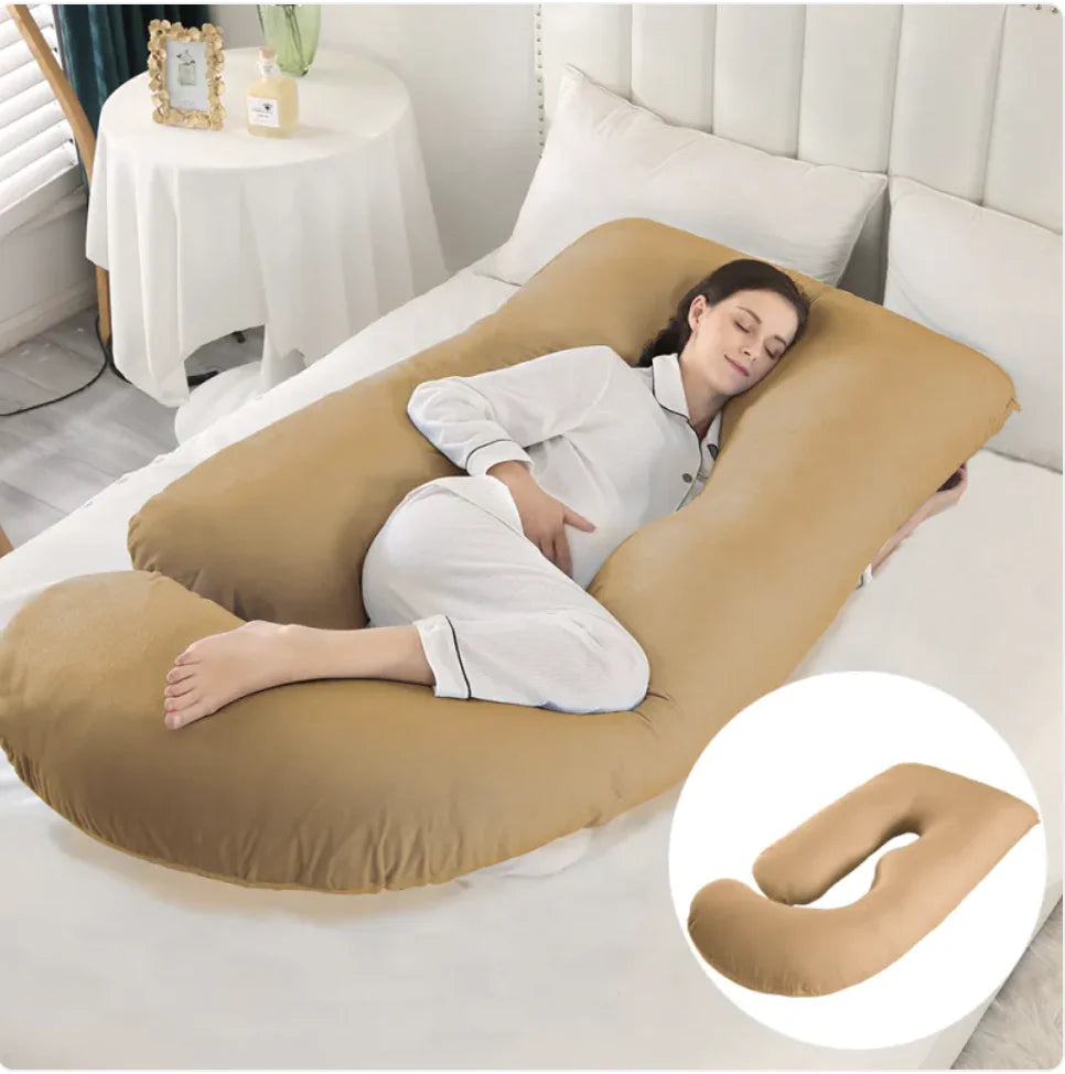 Pregnancy Waist Support Pillow for Side Sleeping | Maternity Belly Relief Cushion