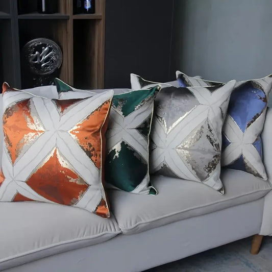 HerPillow Diamond Pattern Throw Pillow Case for Home Decor