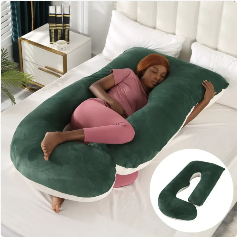 Pregnancy Waist Support Pillow for Side Sleeping | Maternity Belly Relief Cushion