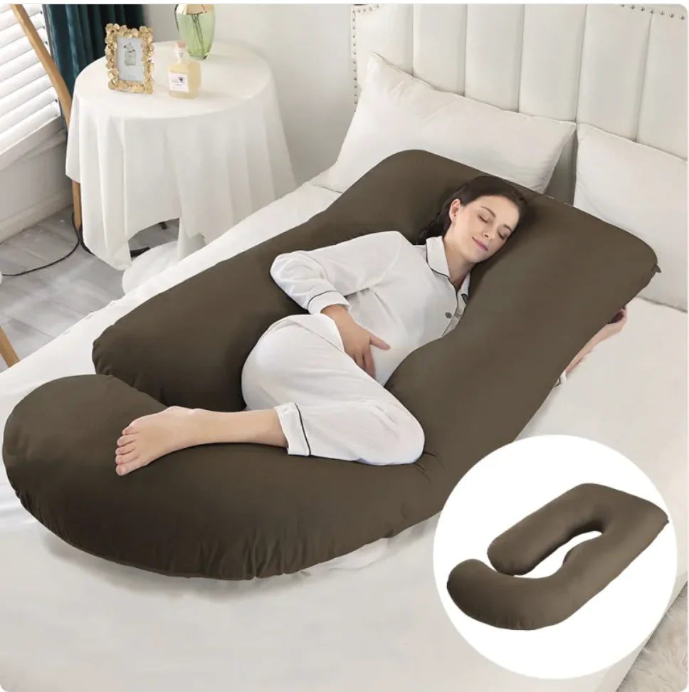 Pregnancy Waist Support Pillow for Side Sleeping | Maternity Belly Relief Cushion