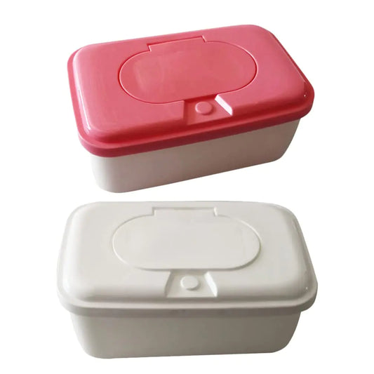 Baby Wipes Dispenser Portable & Refillable – 2pcs Toddler Wipe Case