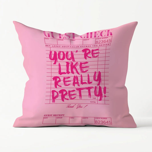 HerPillow Hot Pink Throw Pillow
